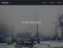 Tablet Screenshot of albarrett.com